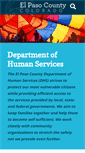 Mobile Screenshot of dhs.elpasoco.com